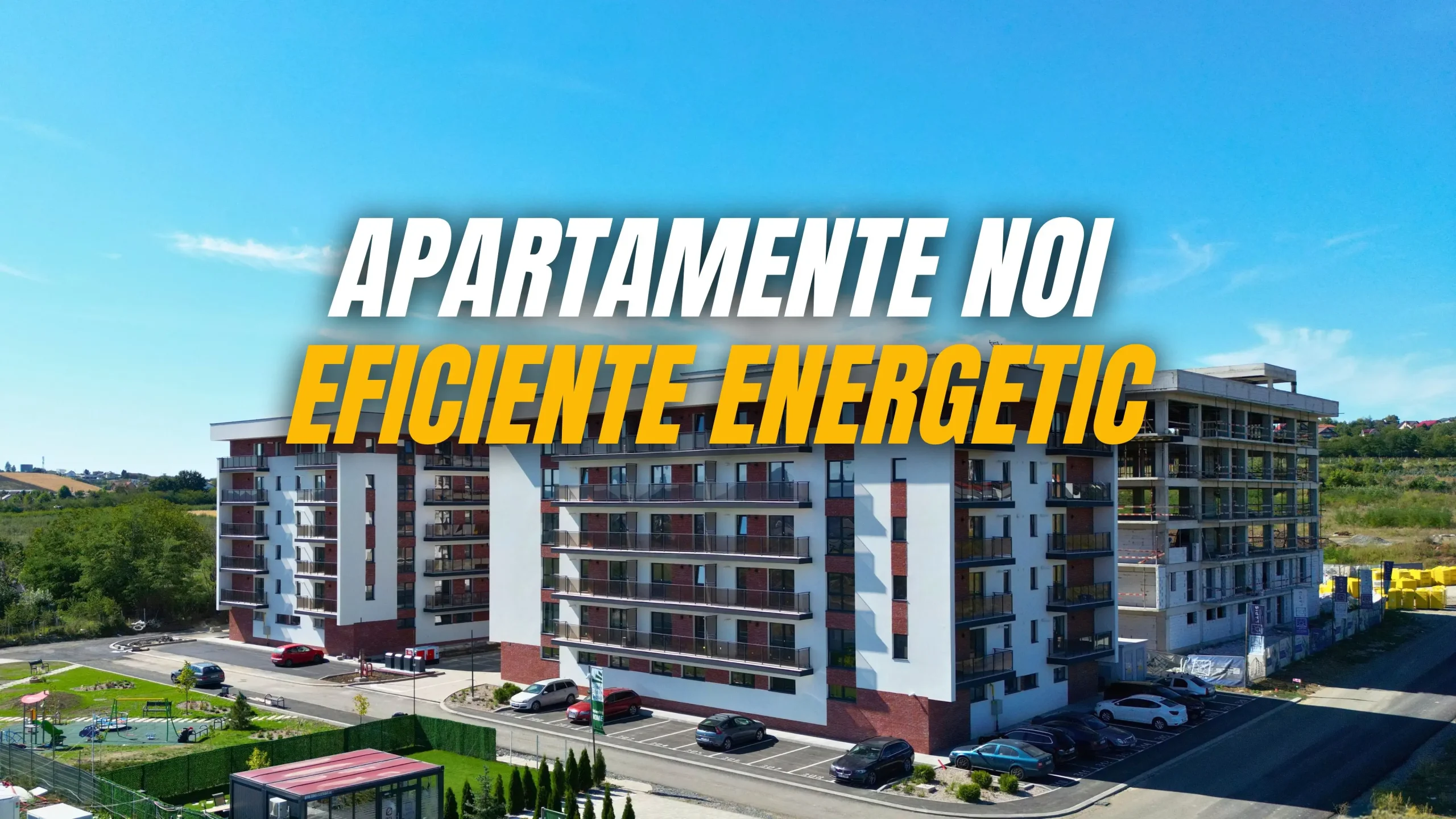 Fotografie reală Lapis Residence Iași – bloc finalizat cu apartamente eficiente energetic, certificare A și izolație cu vată bazaltică