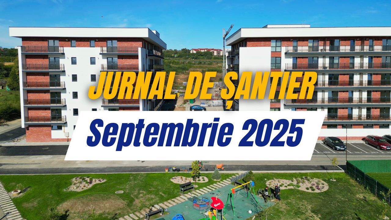Lucrări în desfășurare la Lapis Residence Iași – progres constant și construcție responsabilă (septembrie 2025)