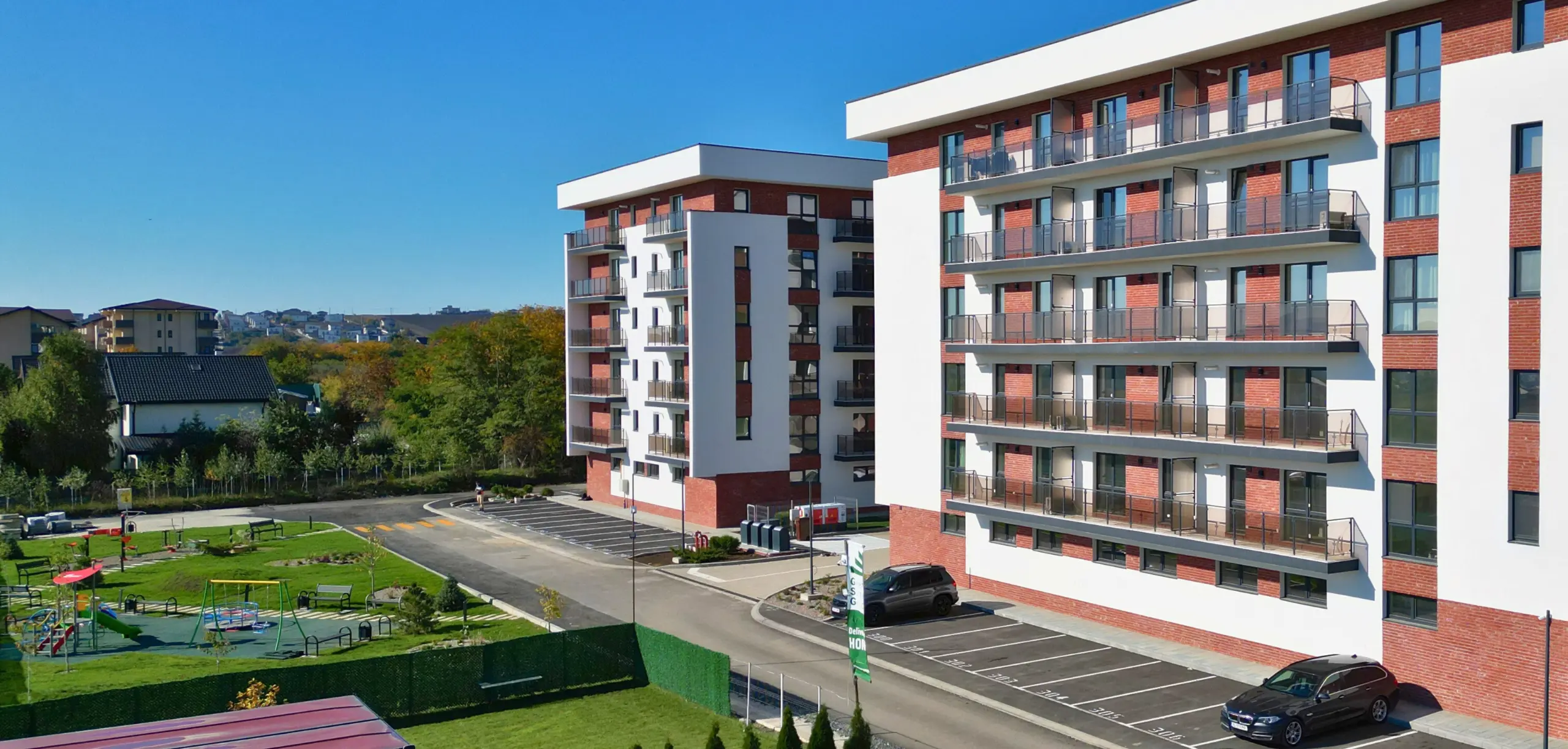 Imagine reală Lapis Residence Iași – ansamblu rezidențial modern din zona Galata