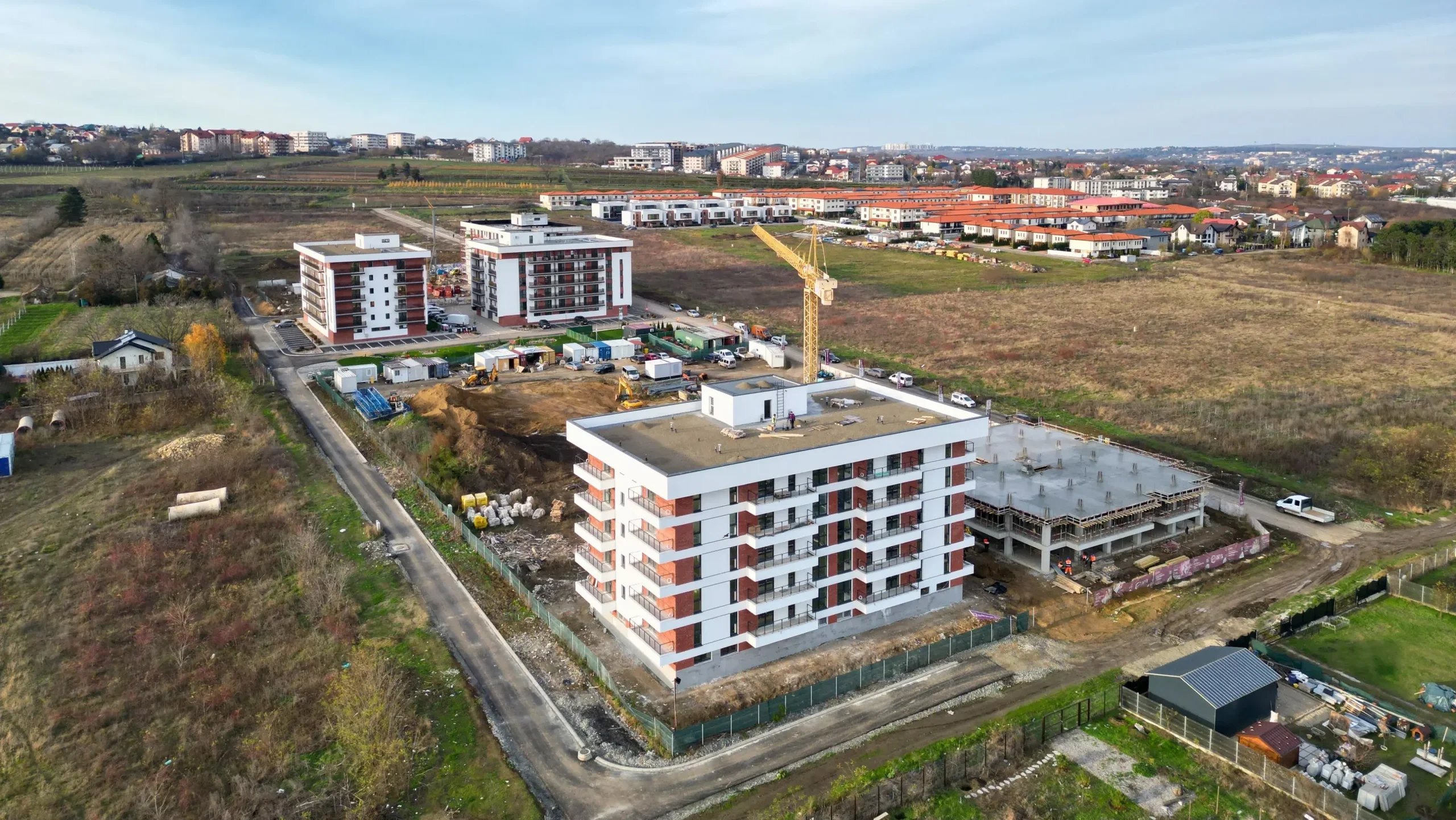 Lapis si Onyx Residence Iași – imagine reală din zona Dealul Galata, zonă rezidențială în dezvoltare