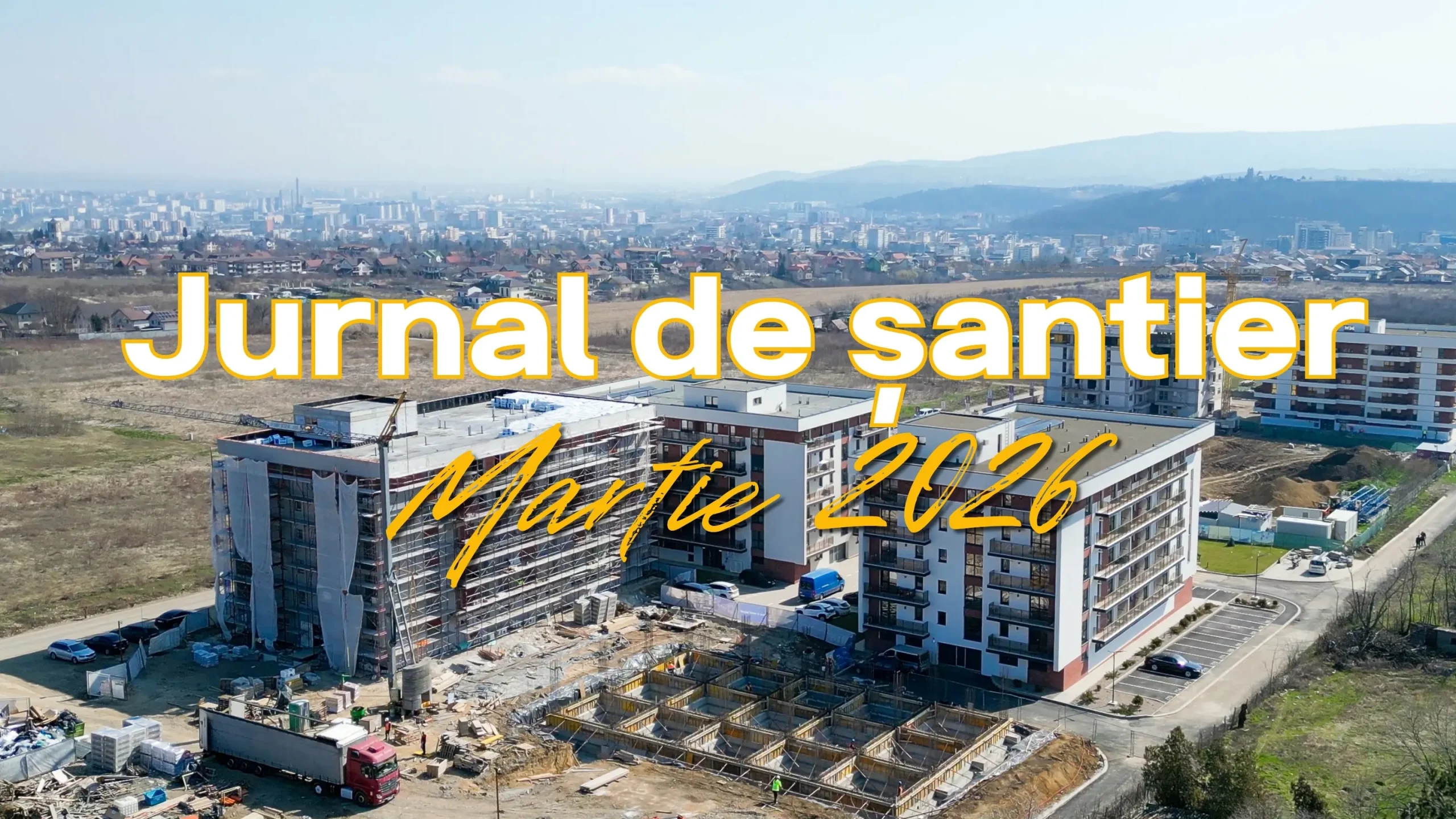 Jurnal de șantier Lapis Residence martie 2026 progres lucrări bloc L4 și L3 Iaș